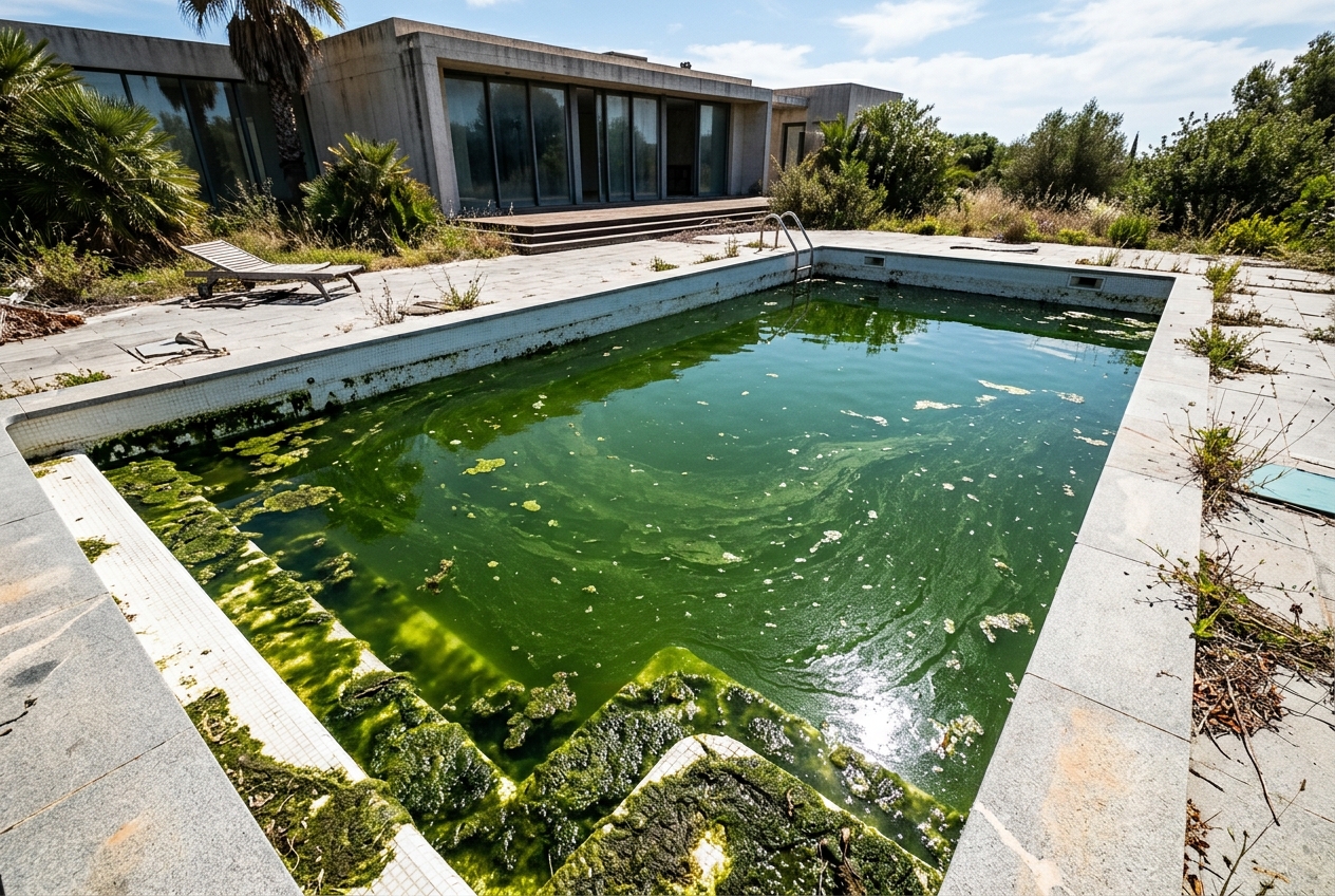 Comment rattraper une eau de piscine verte