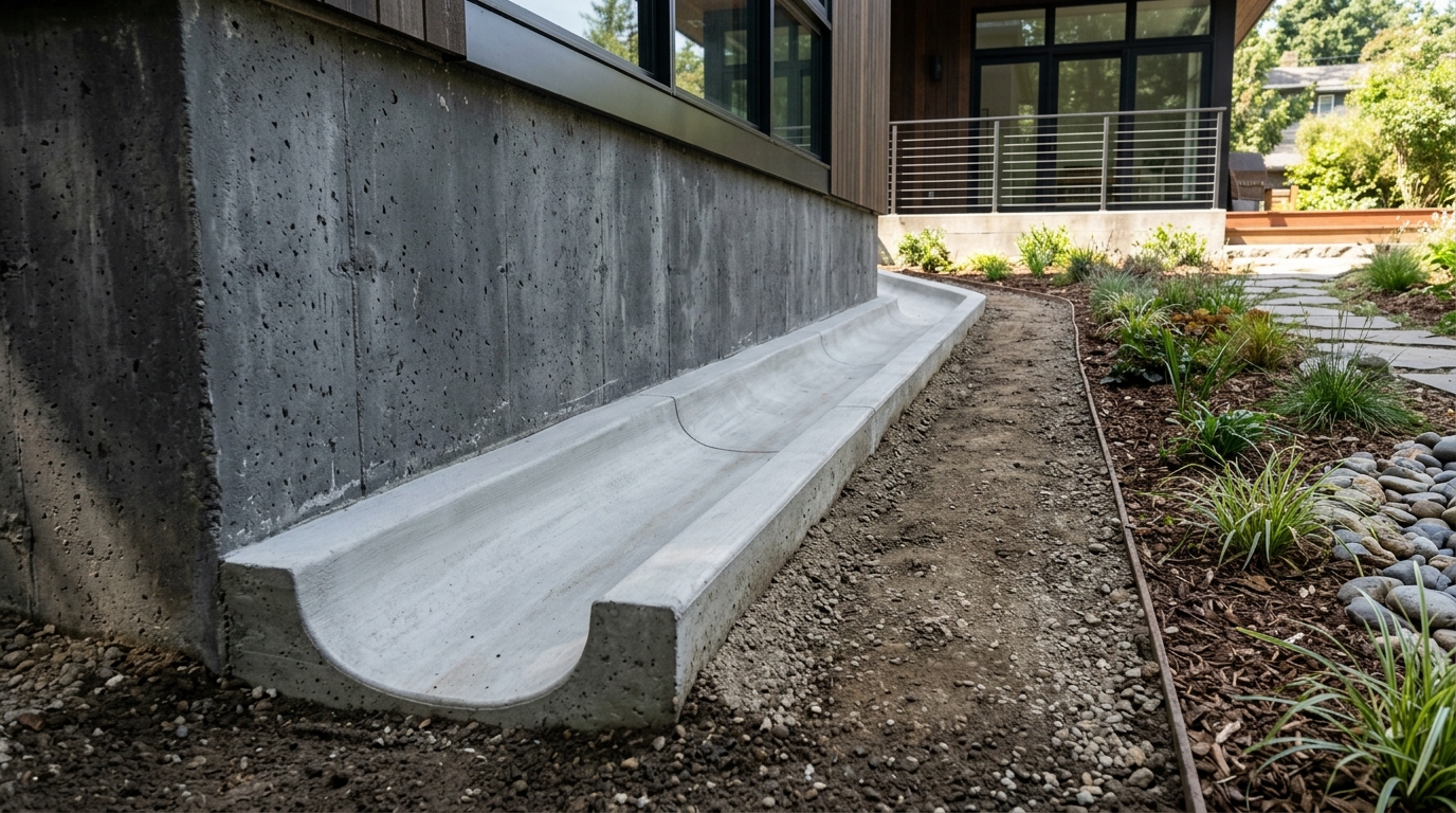 Cunette d’évacuation parfaite pour une maison