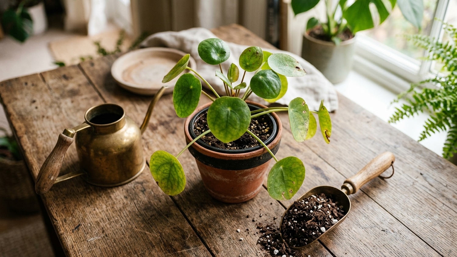 Comment relancer la croissance d'un Pilea bloqué : 5 actions pour le sauver